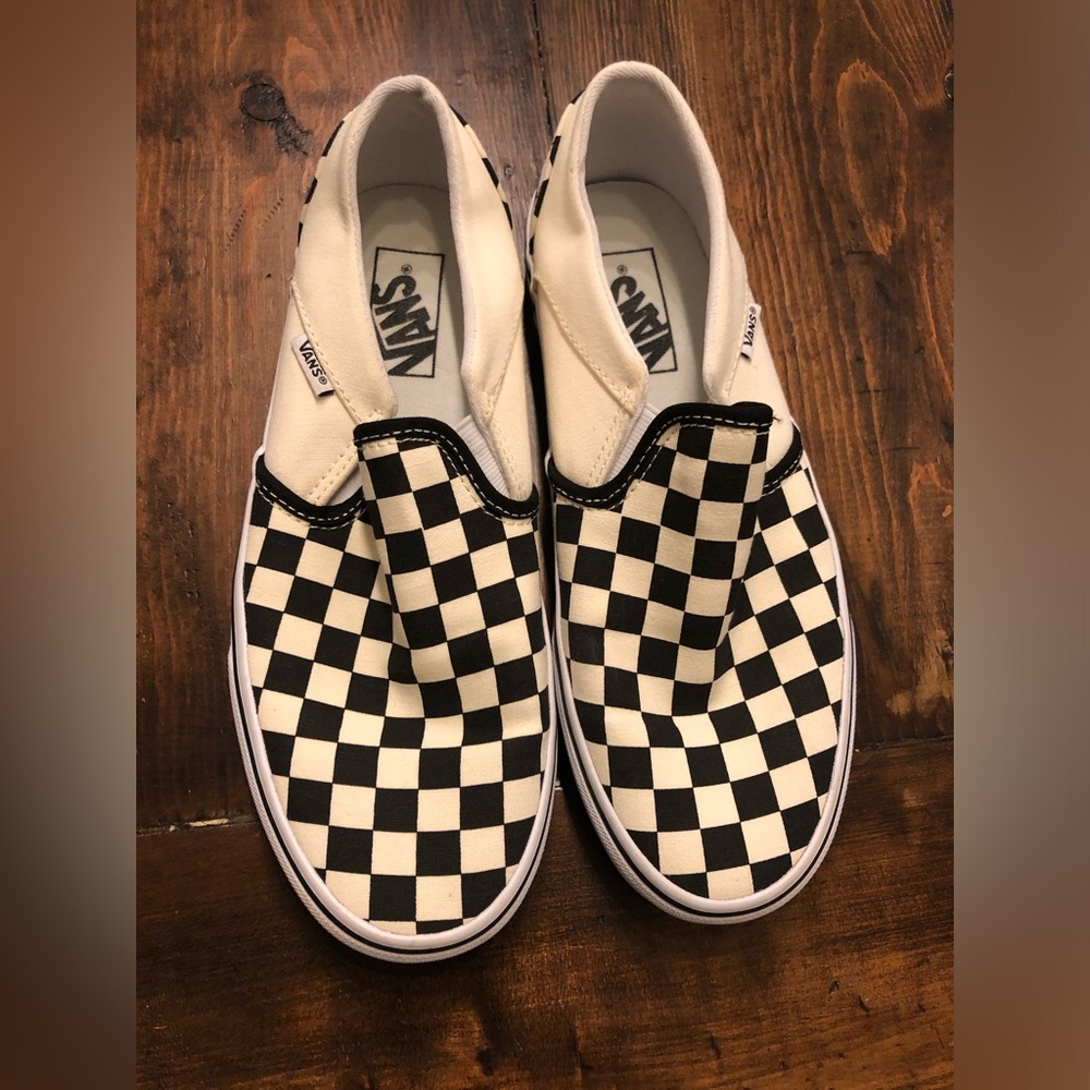 Vans Skate Slip-On Checkerboard Shoe Womens 8.5